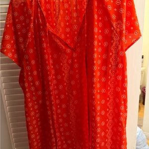 Amazon Women's Red Blouse